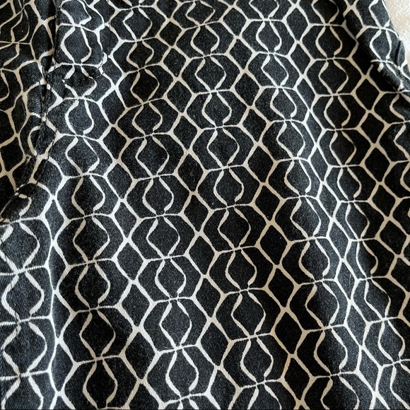 Jones New York Jeans Bottom Soho Ankle Geometric Pattern Print Slim Fit Size 10 - Picture 3 of 10